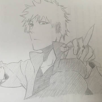 黒崎一護 模写