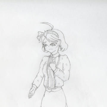 長崎坂道むすめを描いてみた