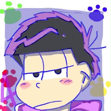 携帯手描き一松さん…