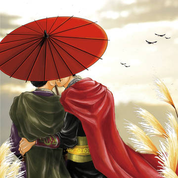2016/丙申年/新年賀卡【瑯琊榜同人】蕭庭生x列戰英