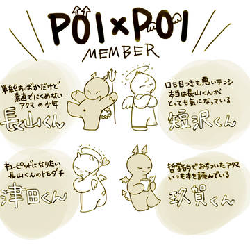 【創作BL】POI×POI 【登場キャラ紹介】