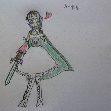 作者9Rさんへのリク絵~9Rさんのオリキャラ・カーネル&コスモ~
