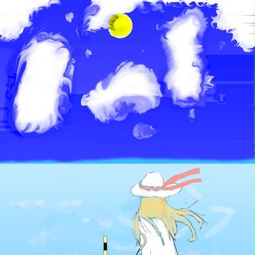 夜空と剣と少女