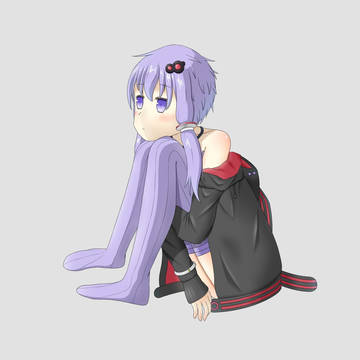 なんかぼーっとしてるゆかりさん　仕上げました
