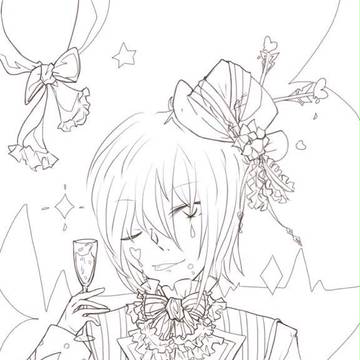 LTL アキちゃんの線画