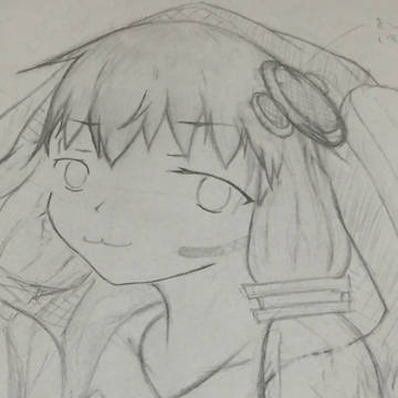 適当に結月ゆかりさん ラフ
