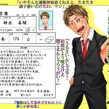 【笑天】神出善継【履歴書】