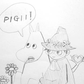 みどさかでムーミン