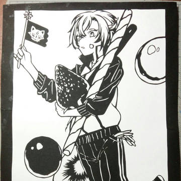 【切り絵】44　蛍丸【刀剣乱舞】