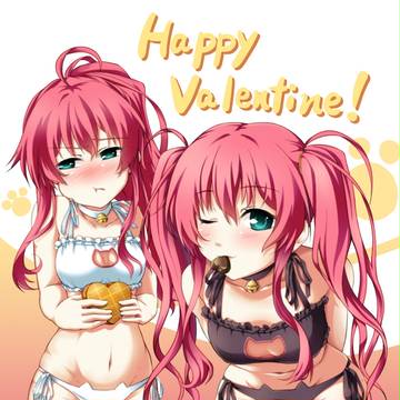バレンタイン猫ランジェリー　ルサルカ＆アンナ