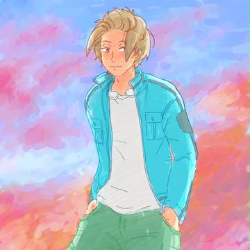 迅烏らくがき