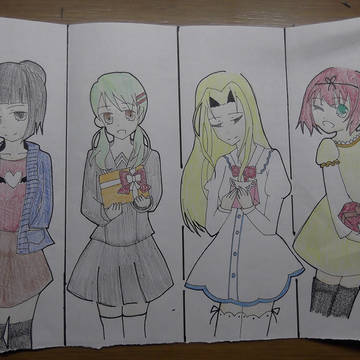 バレンタイン・4人娘