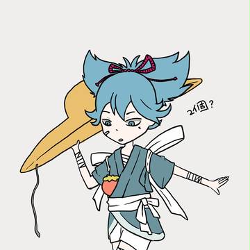 小夜と柿