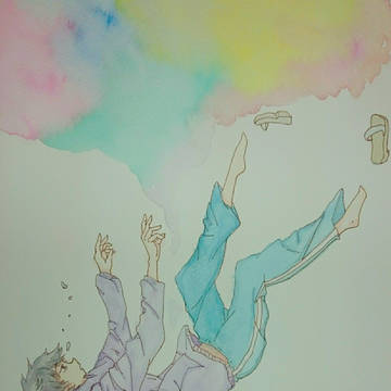 堕ちる【自分絵注意】