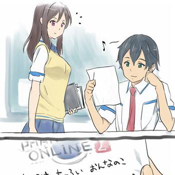 PSO2アニメの4コマ