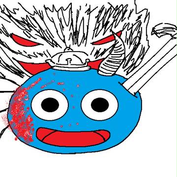 お絵描き生放送でスライムに色々付け足してみた