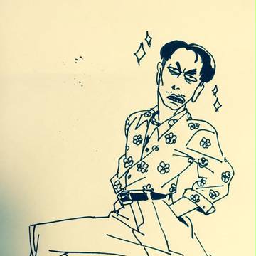 ペンで真島