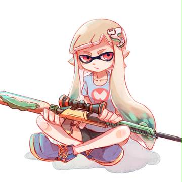 イカ落書き