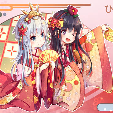 響&暁 ひな祭り