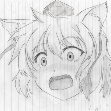 椛　表情　ビックリ