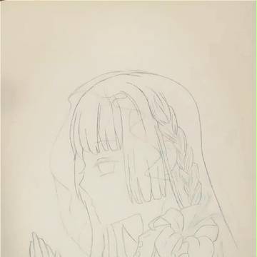 依旧侧脸
