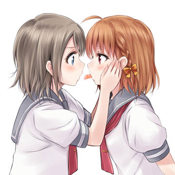 「よーちゃん、えへへ///」  「ちかちゃん///」