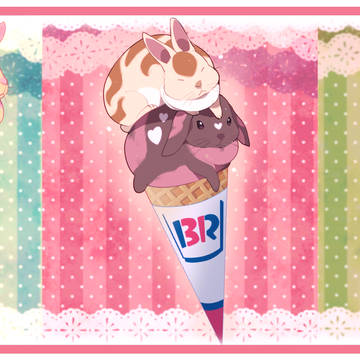 ウサーティーワンアイスクリーム