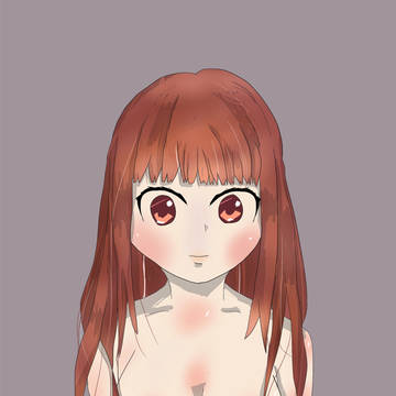 髪の毛の線と塗りの練習