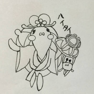 スタンプ作成中!