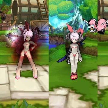 Elesis+Lu Bunny Heart Suit