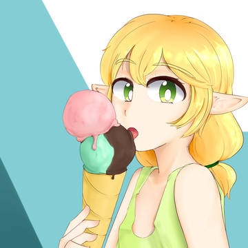 エルフ娘