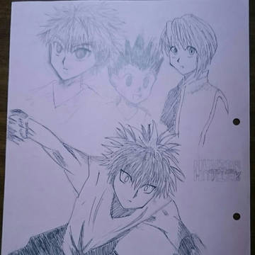 ハンターハンター模写