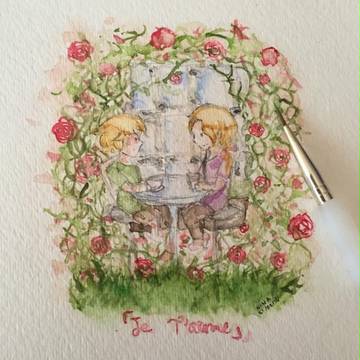 APヘタリア：フランスとイギリス：Je T'aime