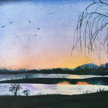 水彩風景
