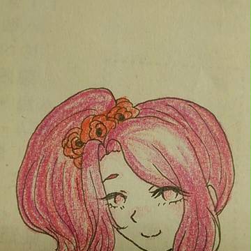 ローズ様を落書き
