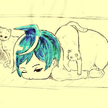 左門くんは猫好き