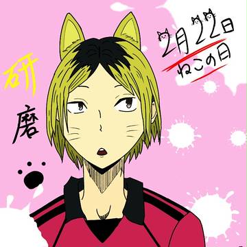 猫の日研磨♡