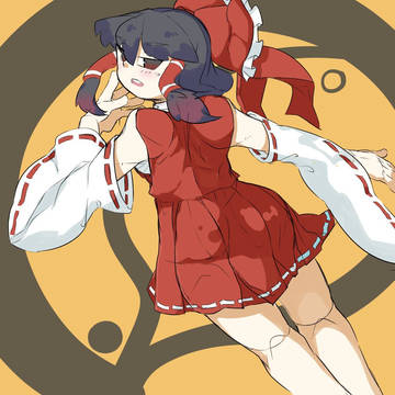 霊夢でお尻を描く練習