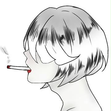 赤い口紅