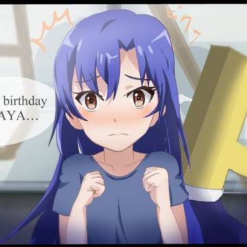 千早に気づかれないように背後に近づきそっと耳元で誕生日を祝いたい