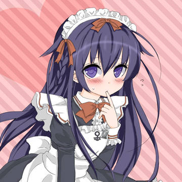 バレンタイン暁ちゃん【塗り絵】