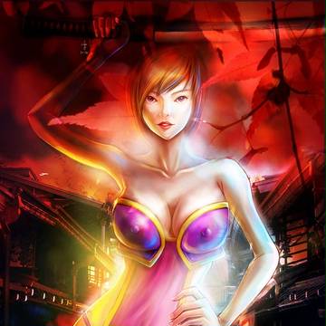 @花櫃子快樂插畫-女戰士