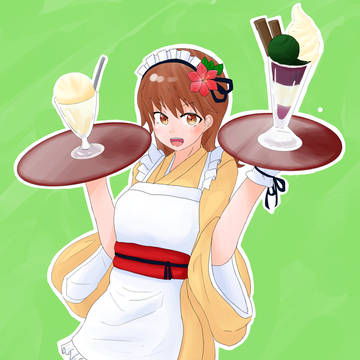 和服メイド大井