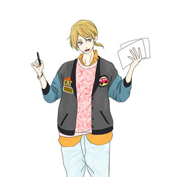 お絵かき男子