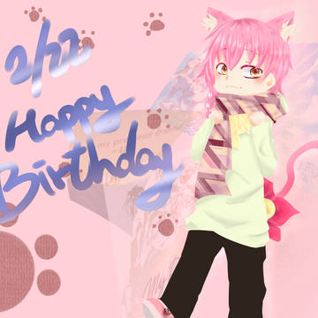 (中囯語)誕生日 賀圖