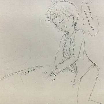 酔っ払った一松が寝てるカラ松に夜のお誘い