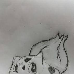 お絵描き「図鑑」 1匹目 【模写】 フシギダネ