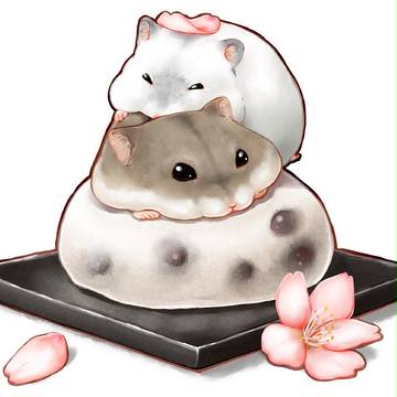 ハムもち大福さくら風味