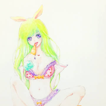 うさ 色つき