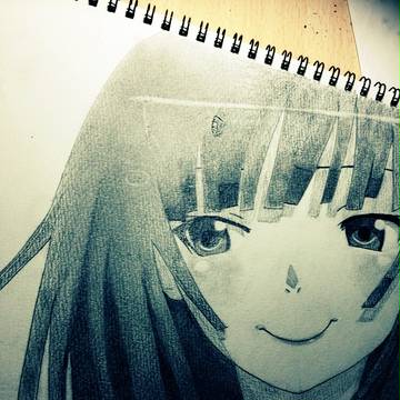 撫子ちゃん描きました